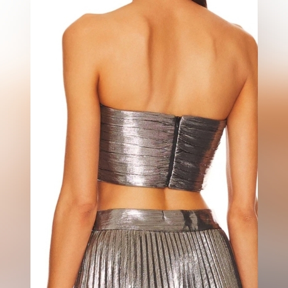 Retrofete Sophia Top in Gunmetal XXS - Picture 12 of 12